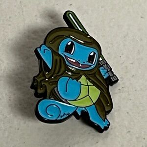 Squirtle Obi Wan Kenobi Star Wars Mashup Pokemon Enamel Pin Pins Brooch Hat