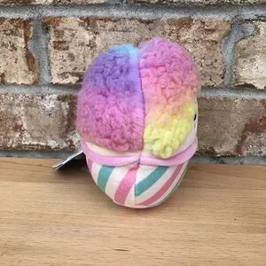 Squishmallow Exclusive Crossover Squad Declan Snow Cone Cotton Candy Clown 5”