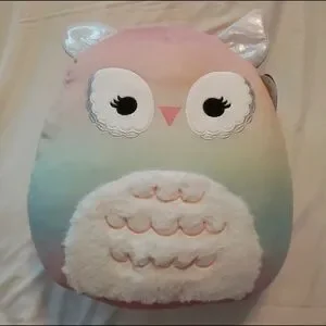 Squishmallows Britta the Owl 16” Rainbow Owl Squishmallow New