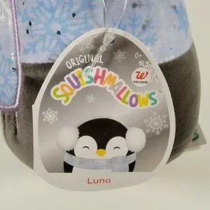 Squishmallows Gray And White Penguin- Luna- Walgreens Exclusive 8” Brand New