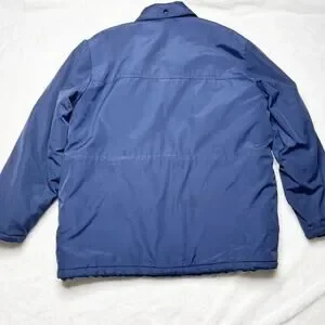ST JOHN'S BAY Men's Blue Insulated Winter Coat Size Large