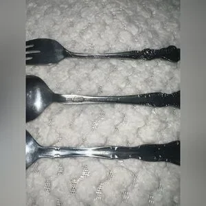Stainless Steel Silverware Flatware Japan Dinner Spoons/Dinner Fork Floral