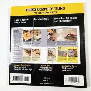 Stanley Complete Tiling Ken Sidey Paperback Step By Step Instructions SCT-12