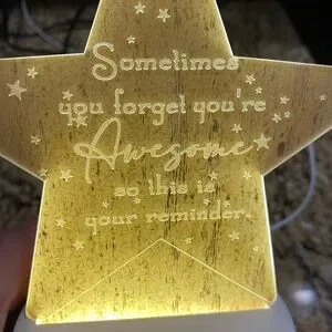Star-Shaped LED Night Light