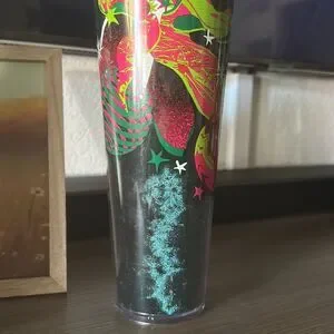 Starbucks 2023 Velour Christmas Tumbler 24oz New