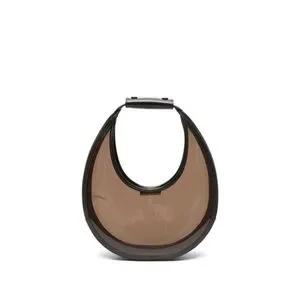 STAUD Moon Bag In Espresso PVC