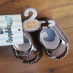 Stepping Stones - Brown Baby Loafer