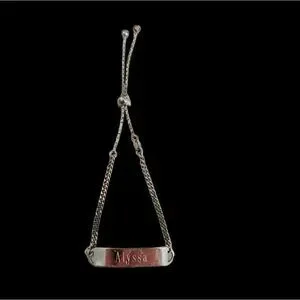 Sterling silver adjustable bolo bracelet