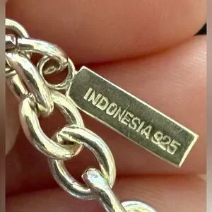 ✨ Sterling Silver Libra Zodiac Charm Bracelet – 925 Indonesia ♎