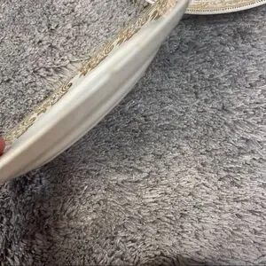 Stetson five 22k Gold Floral Saucer plates