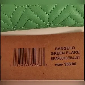 Steve Madden Green And Black Wallet