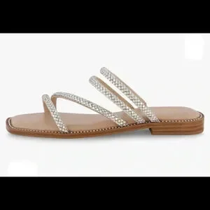Steve Madden Inspired Sandals With Great Sparkle In Great Shape 9