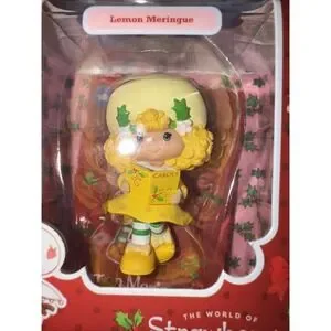 Strawberry Shortcake LEMON MERINGUE Christmas 2.5" FIGURE CheeBee TLS Holiday