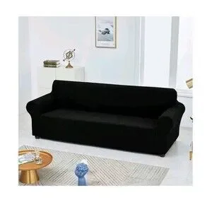 Stretch Loveseat Slipcover 1 Piece 2 Cushion Couch Water Repellent Jacquard Wash