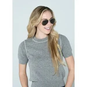 Sunsentials By Foster Grant Women's Aviator Sunglasses Gold