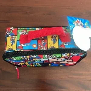 Super Mario Lunch Tote Kids Character Bag New