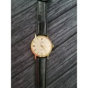 Super Rare Rive D'or 10mic Gold Swiss Mechanical Watch Nice