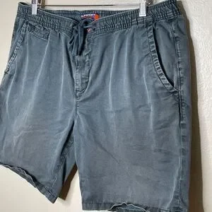 Superdry International Men's Slim-Fit Chino Shorts Gray Size 38W