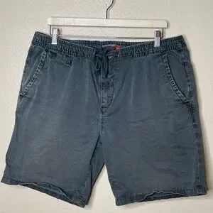 Superdry International Men's Slim-Fit Chino Shorts Gray Size 38W
