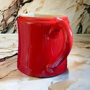 Sur La Table Italy Red Rooster Chicken Water Pitcher Utensil Holder