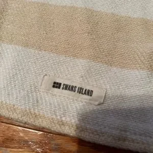 Swans Island Company Organic American Cotton Throw 35.5” X 35.5”