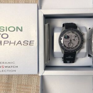 Swatch Dark Gray Chronograph Watch