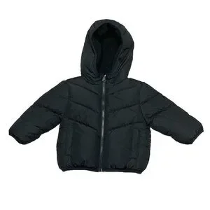 Swiss Tech Toddler Heavyweight Puffer Jacket Size 12M Black Unisex Quilted