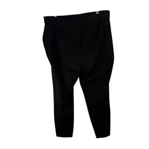 Talbots Soho Ankle Pant Black Pull On Ponte Office Career Stretch Womens 16W