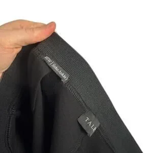 Talbots Soho Ankle Pant Black Pull On Ponte Office Career Stretch Womens 16W
