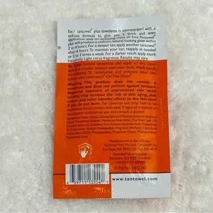 Tan Towel Self Tan Towelettes Face N Body No Sun Bronzing Tan