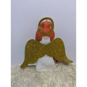 Target Felt 'Merry' Angel Christmas Tree Ornament Red Wondershop™