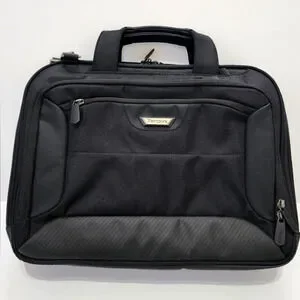 Targus 14 inch Laptop Black Shoulder Briefcase Carry on Professional Bag