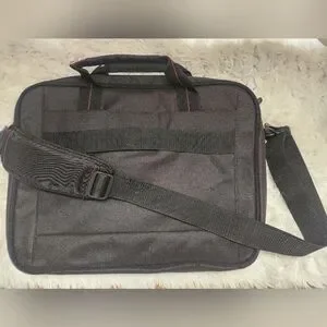 Targus 15-16" Classic Slim Laptop Briefcase Black TCT027US Padded Bag W/ Strap