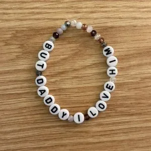 Taylor swift tortured poets department beaded bracelet But daddy I love him