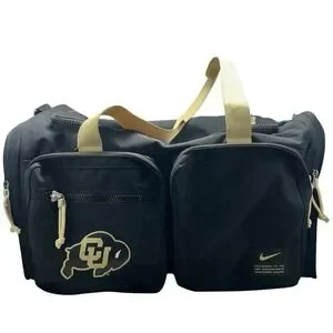 Team Issued Nike Colorado University Nike Utility Power Duffel Bag Buffaloes