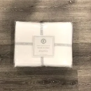 Tessitura Toscana Telerie queen duvet set; 300 Thread Count Luxury Bedding