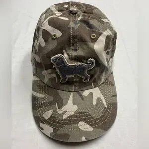The Black Dog Kids Camouflage Hat with Dog Patch