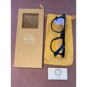The Book Club Twelve Hungry Bens Glasses In Black One Size New Womens Reading