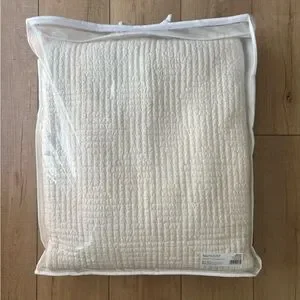 The Company Store Legends Hotel Cream Full/Queen Cotton Sateen Quilt