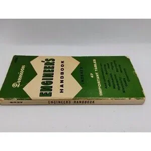 The Engineer's Vest Pocket Book Dennison Engineers Handbook 47 Tables W A Thomas