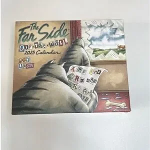 The Far Side Off-The-Wall 2025 Calendar Gary Larson Cat Dog Humor