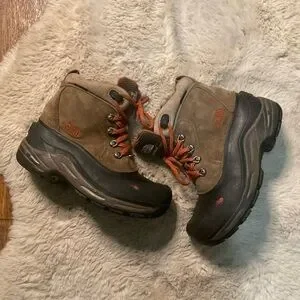 The North‎ Face Heat Seeker Youth Size 3 Chilkat Boots Lace Up Ankle Hiking Snow