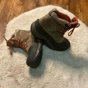 The North‎ Face Heat Seeker Youth Size 3 Chilkat Boots Lace Up Ankle Hiking Snow