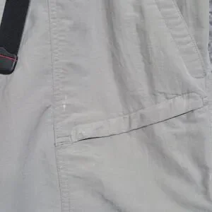 The North Face Hiking Pants Men Large Beige Cargo Pocket Zip Ankle Trail Utility