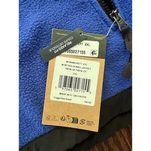 The North Face Retro Denali Jacket TNF Blue Black Men’s 2XL NWT
