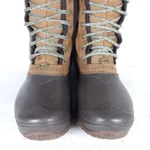 The North Face Women’s Shellista II US9 Brown Leather Faux Fur Waterproof Boots