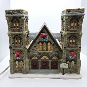 The Village Collection St. Nicholas Square Cathedral Of Peace Light Up Church