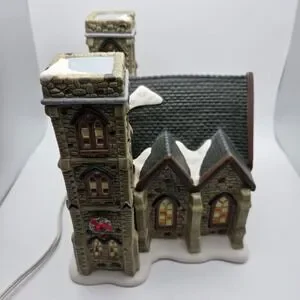 The Village Collection St. Nicholas Square Cathedral Of Peace Light Up Church