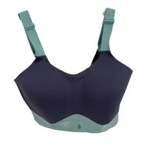 Third Love Kinetic Sports Bra Purple Blue Size 34F Wireless Adjustable