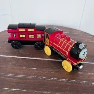 Thomas & Friends Wooden Railway Talking Victor & Musical Caboose Rare